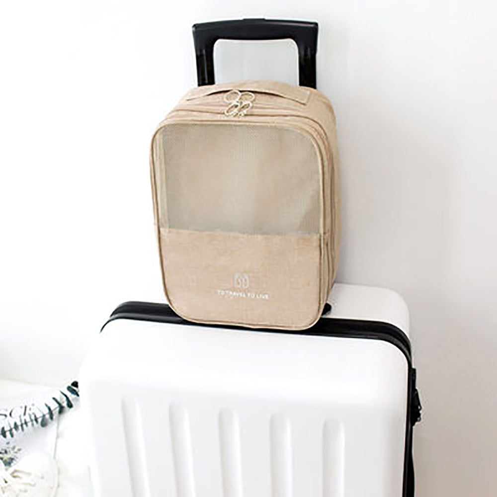 Suitcase-Sleeve Shoe Organizer