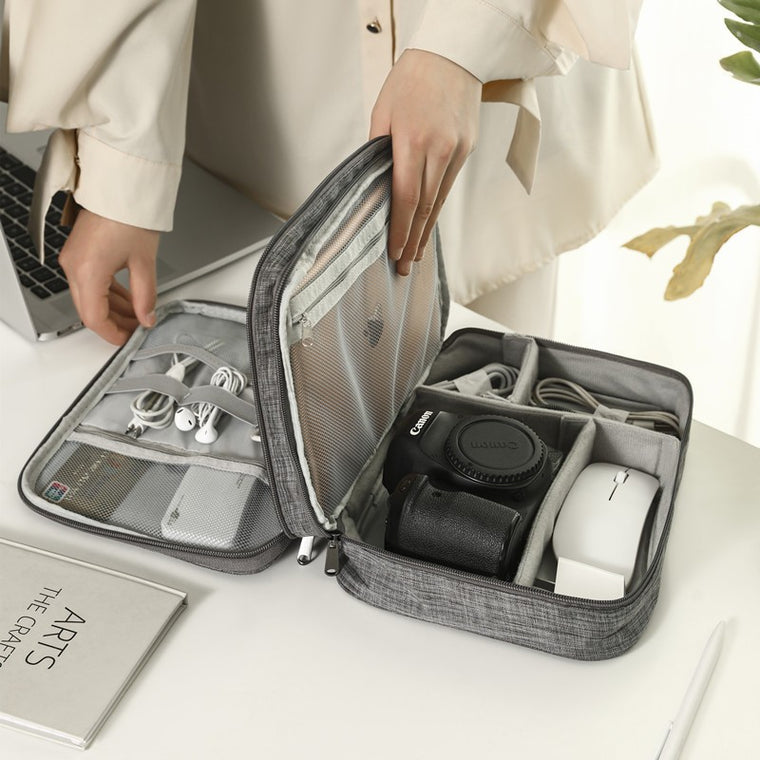 Flat-Lay Tech Organizer