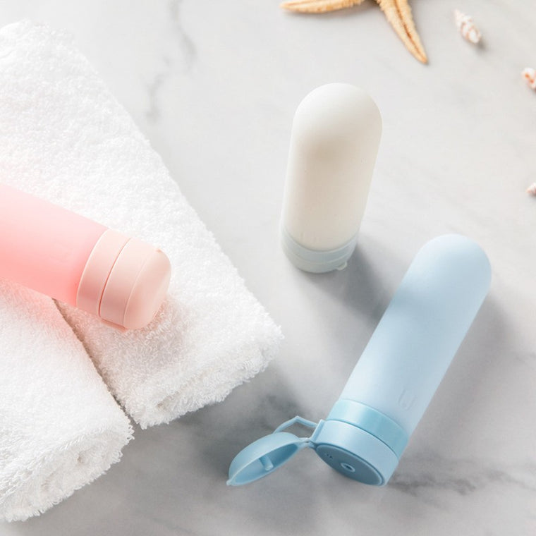 3-Piece Silicone Travel Bottle Set
